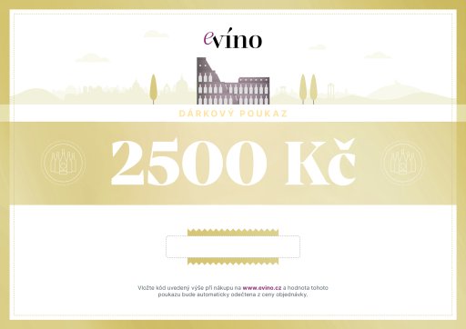 Dárkový poukaz 2500 Kč