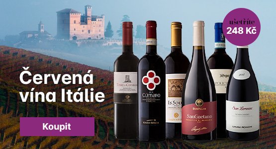 Červená vína Itálie
