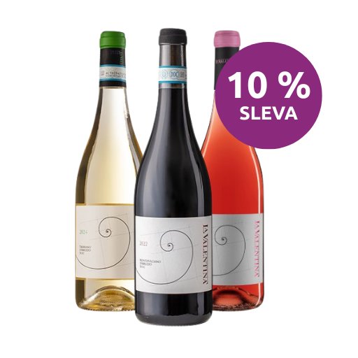 Ochutnávkový set La Valentina, 3x0,75l