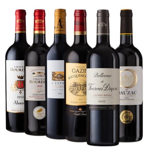 Degustační balíček Bordeaux, 6x0,75l